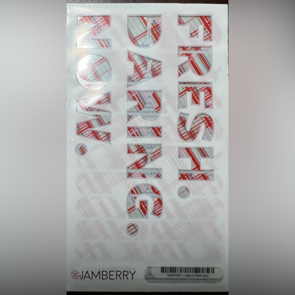 Jamberry Nail Wraps - Lady In Plaid